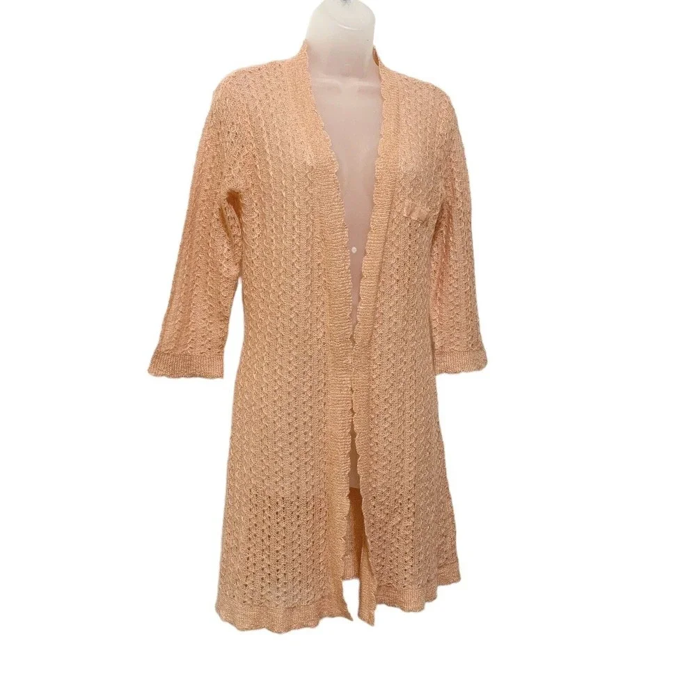Vintage 90s Victoria's Secrets Angels Sheer Knit Cadigan XS/S